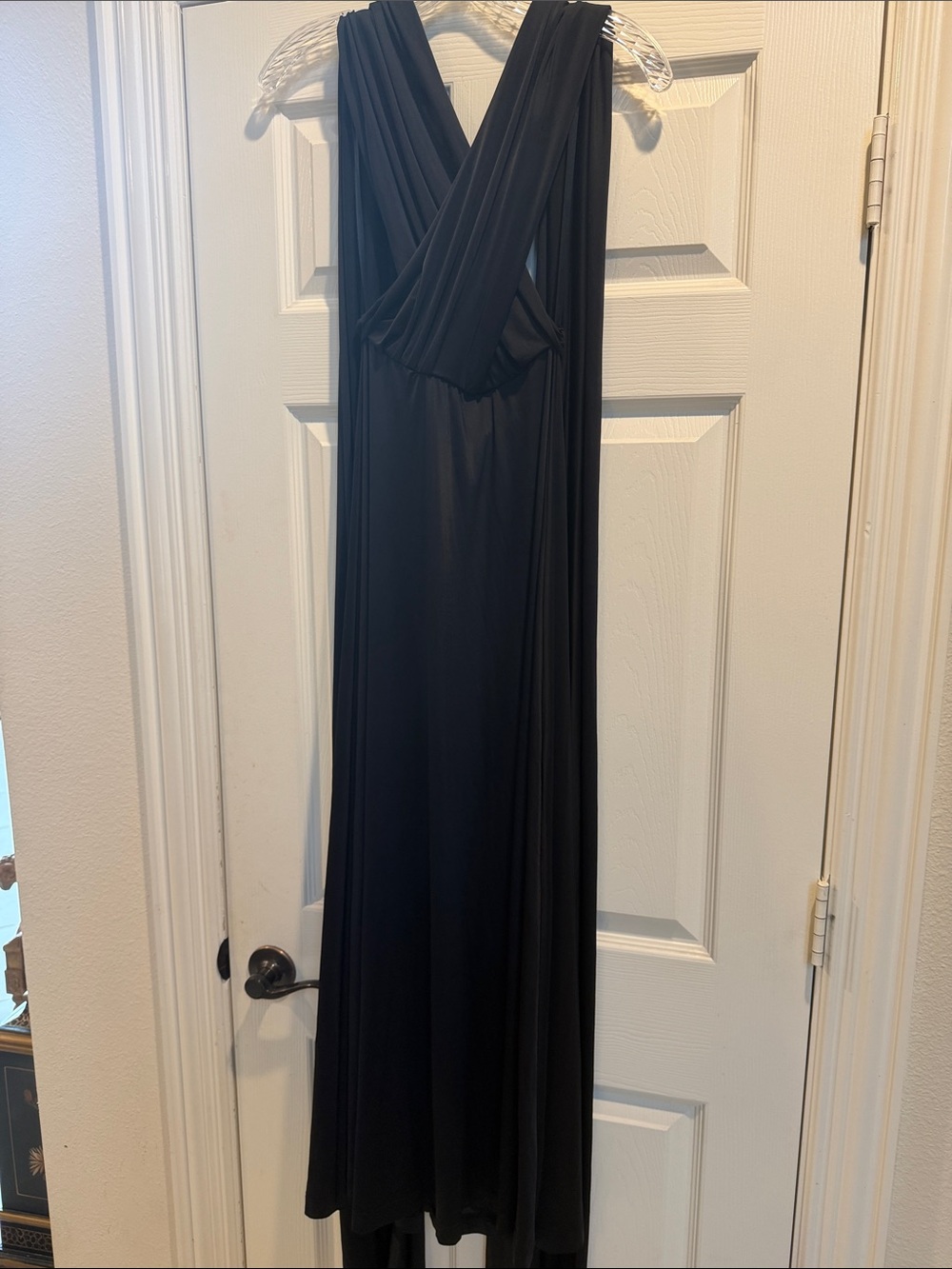 Soft Surroundings Multi-way Versatile Black Maxi Dress